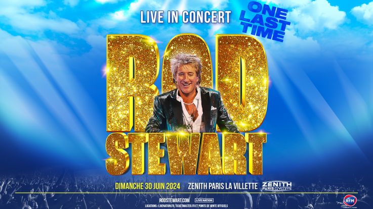 Rod Stewart en concert d’adieu au Zénith de Paris en juin 2024