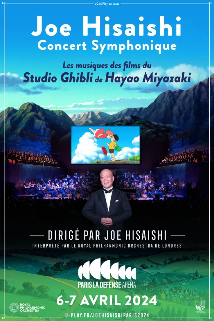 Joe Hisaishi en concert symphonique à Paris La Défense Arena en avril 2024