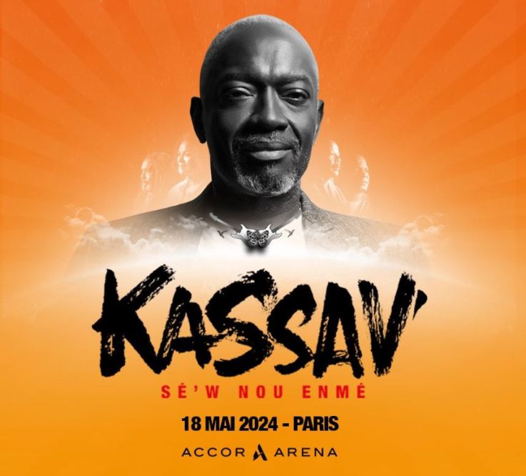 Kassav' en concert à l'Accor Arena de Paris en mai 2024