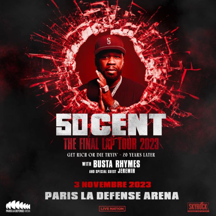 50 Cent à Paris La Défense Arena quels sont les artistes invités