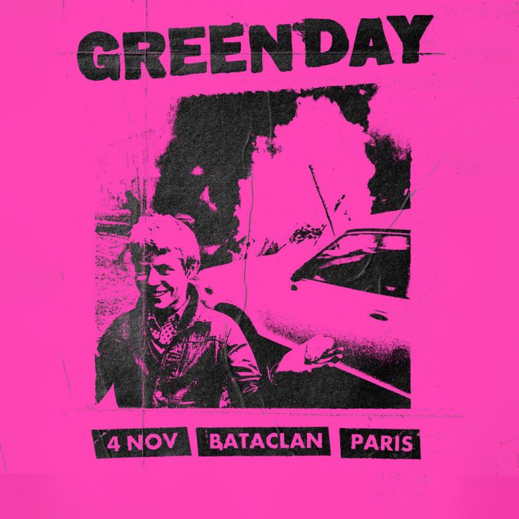 Green Day en concert intimiste et surprise au Bataclan à Paris en novembre 2023