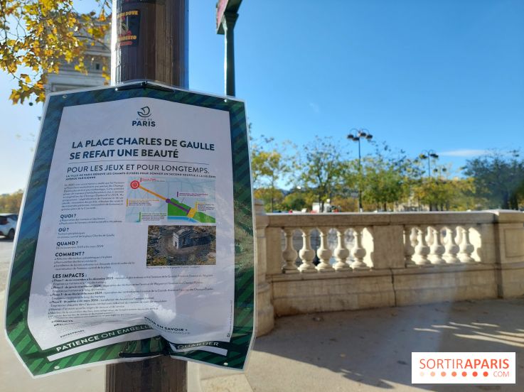 Paris : la Place Charles-de-Gaulle se refait une beauté
