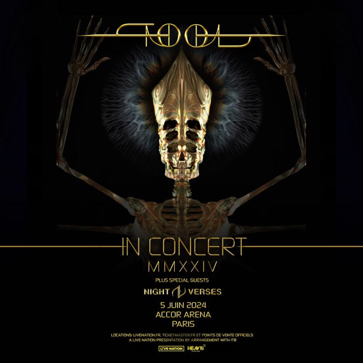 Tool en concert à l'Accor Arena de Paris en juin 2024