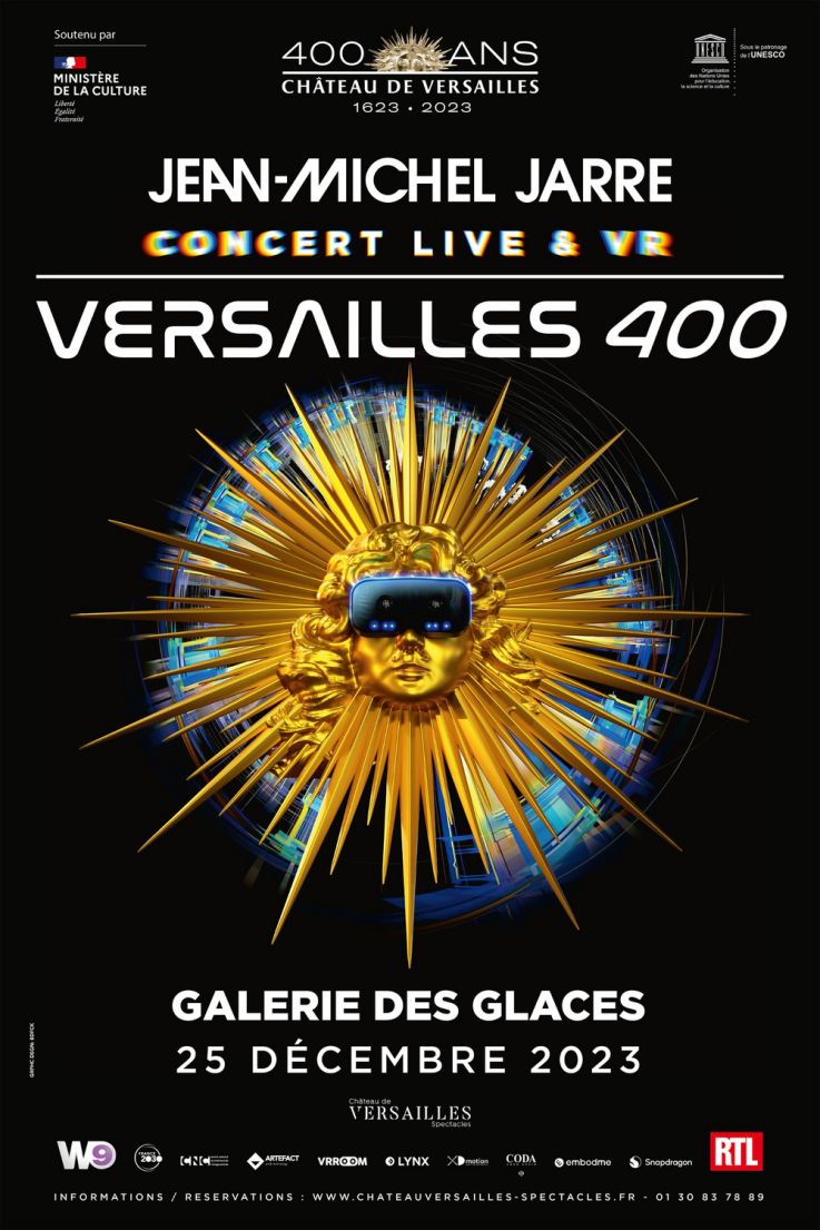 Versailles 400 : Jean-Michel Jarre en concert immersif dans la galerie des Glaces le soir de Noël