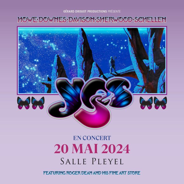 YES en concert à la Salle Pleyel à Paris en mai 2024