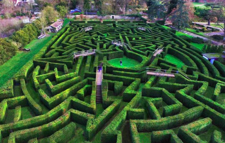 Le Grand défi du labyrinthe à Thoiry