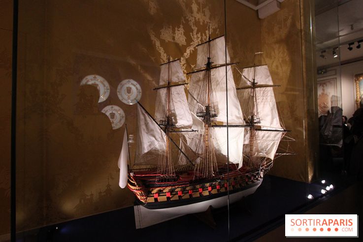 La Chine à Versailles : maquette du navire "le Comte de Provence"