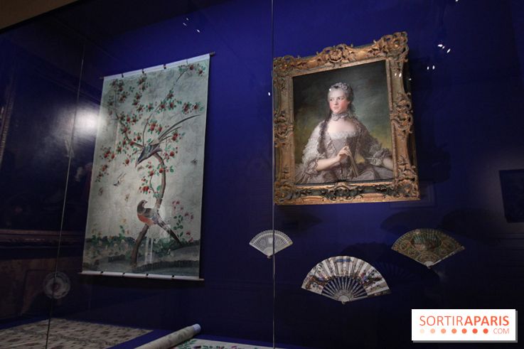 La Chine à Versailles : eventails de soie