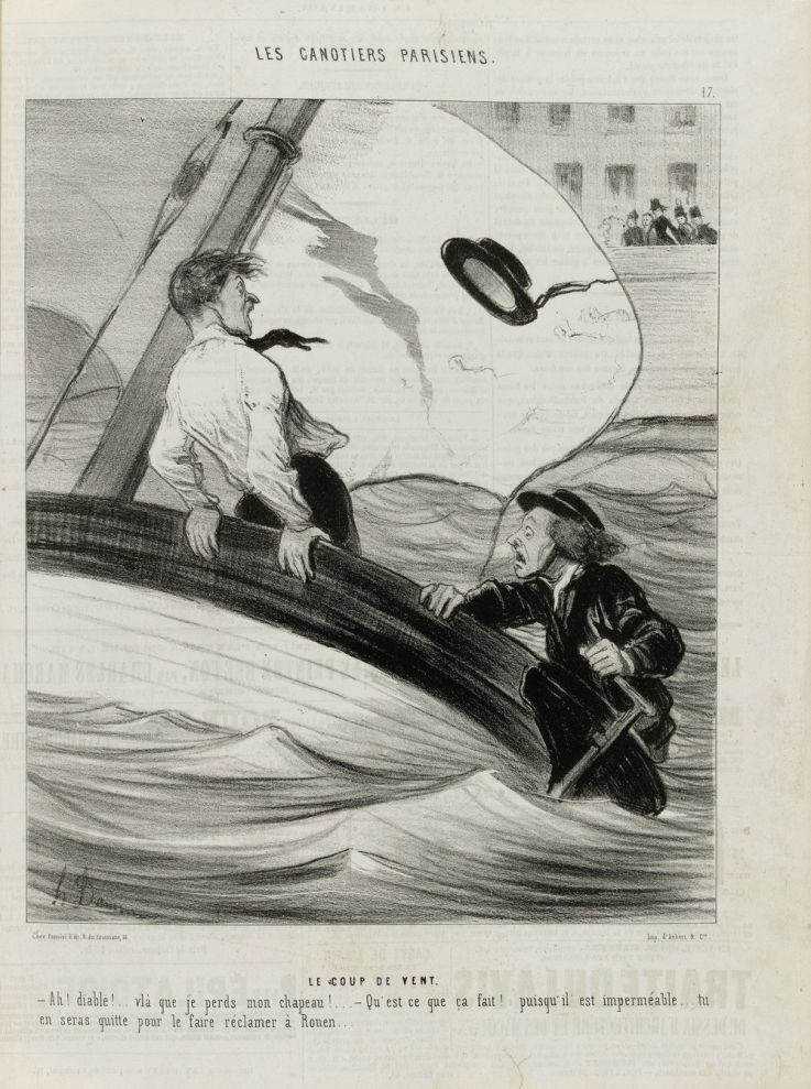 Plages à Paris selon Daumier