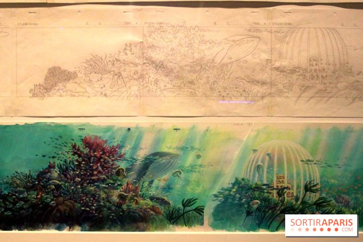 Expo des dessins du Studio Ghibli au Musée Artt Ludique