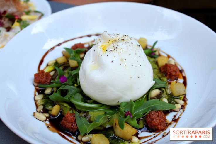 La Burrata de la Petite Mangerie restaurant