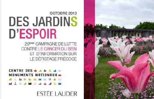 Jardins d'Espoir et Conciergerie en rose pour Le Cancer du sein, parlons-en !