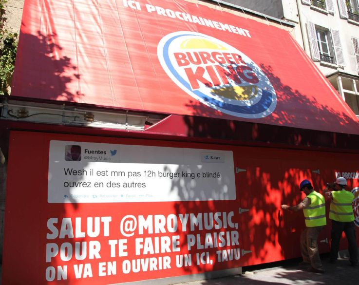 Ouverture du Burger King de la Cité des Sciences