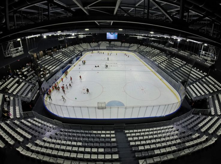Les Bleues du hockey sur glace en TPQO à l’Aren’Ice