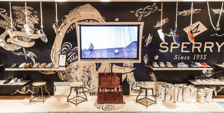 Le pop-up store Sperry au Citadium