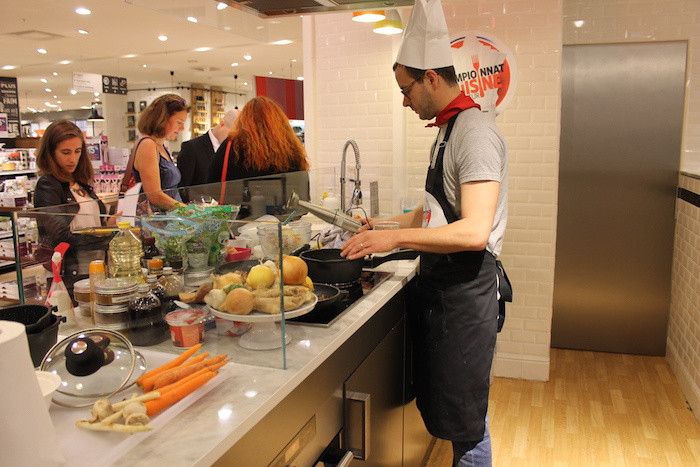 Le BHV accueille une étape du Championnat de France de cuisine