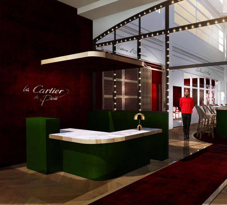 Cartier ouvre une boutique éphémère à Saint-Germain