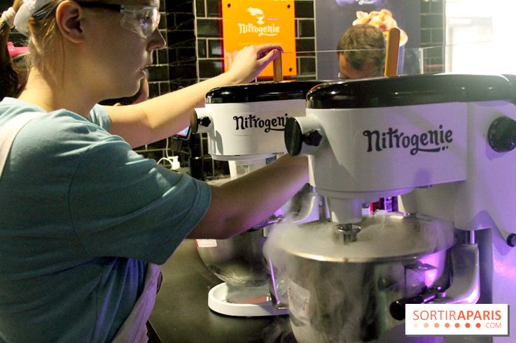 Nitrogénie, glaces à l'azote