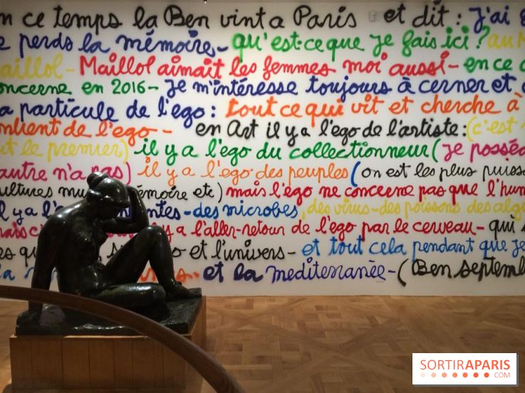 Photos de l'exposition Ben au musée Maillol 