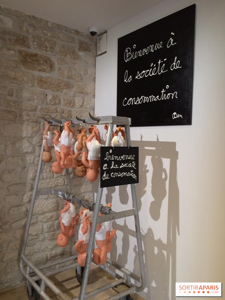 Photos de l'exposition Ben au musée Maillol 