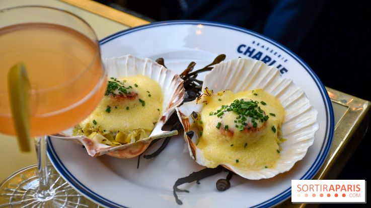 Brasserie Charlie, grands classiques & fruits de mer dans un esprit Art Nouveau à Neuilly-sur-Seine