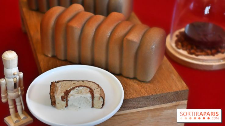Bûche de Noël 2024 et chocolats de la Manufacture de Chocolat Alain Ducasse à Paris