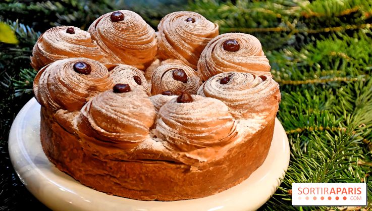 Epiphanie 2025 Galette des Rois aux allures de bouquet par Léandre Vivier pour Le Burgundy Paris