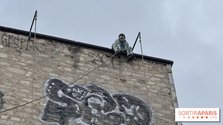 Avez-vous déjà remarqué cette étonnante installation de Ben à Paris ? 