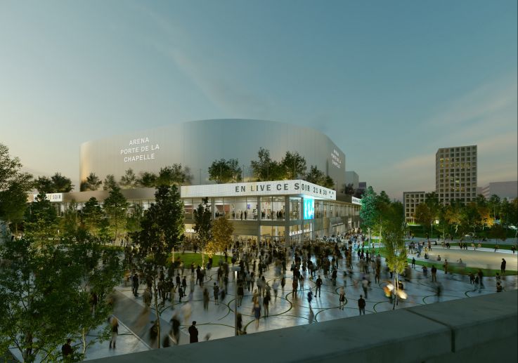 JO Paris 2024 : La future Arena de la Porte de La Chapelle se dévoile 
