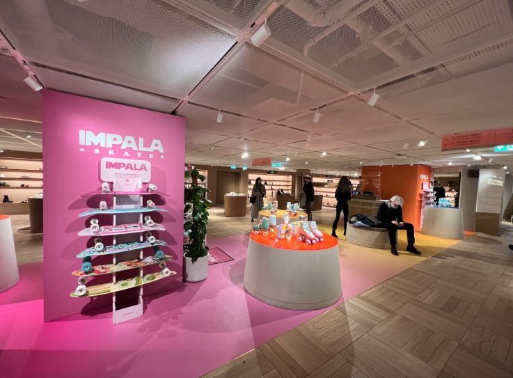Un pop-up store Impala et une rampe de skateboard débarquent aux Galeries Lafayette Haussmann