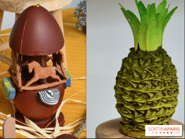 Pâques 2022 : les oeufs en trompe-l'œil insolites de Wonderland Pâtisserie par Rodolphe Groizard