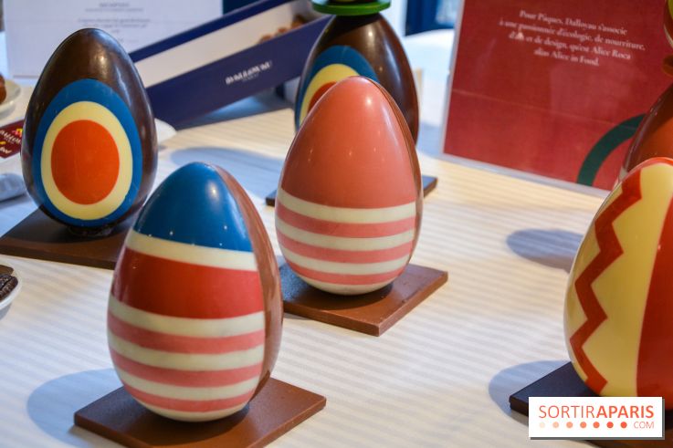 Pâques 2022 : Dalloyau dévoile des oeufs chocolatés arty en collab' avec Alice in Food