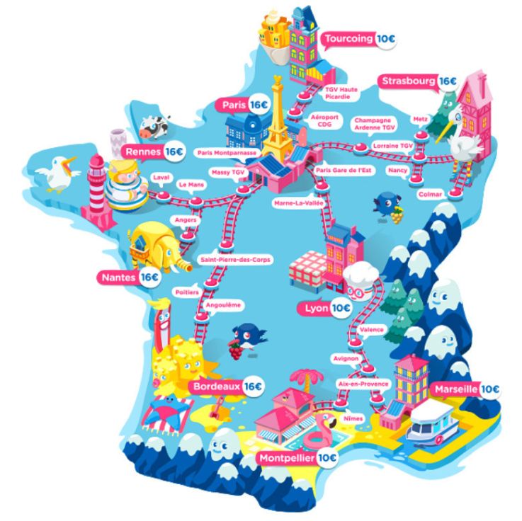 Les TGV low-cost OUIGO font leur entrée à la gare de l'Est