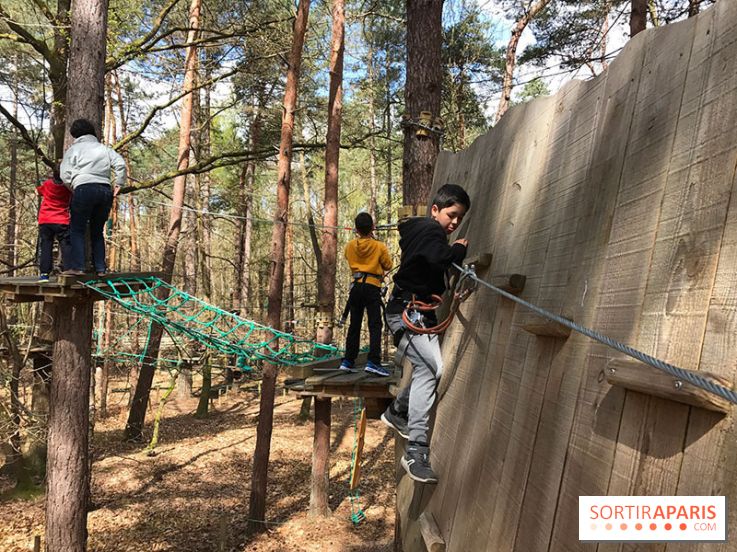 Aventure Floréval, le parcours en pleine nature