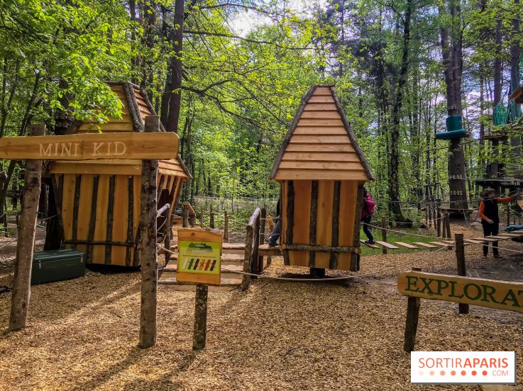 Aventure Floréval, le parcours en pleine nature