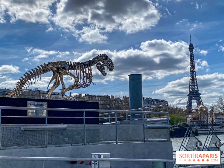 Tyrannosaurus Rex, l'installation de l'artiste Philippe Pasqua au Port de la Conférence