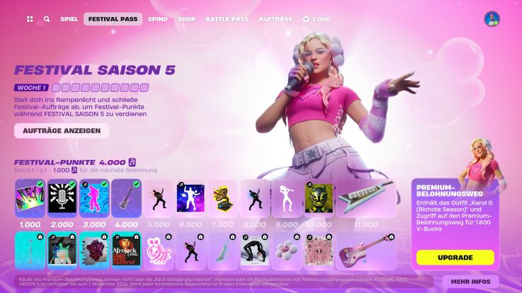 Fortnite Festival : Karol G débarque dans la saison 5, bande-annonce et date de sortie