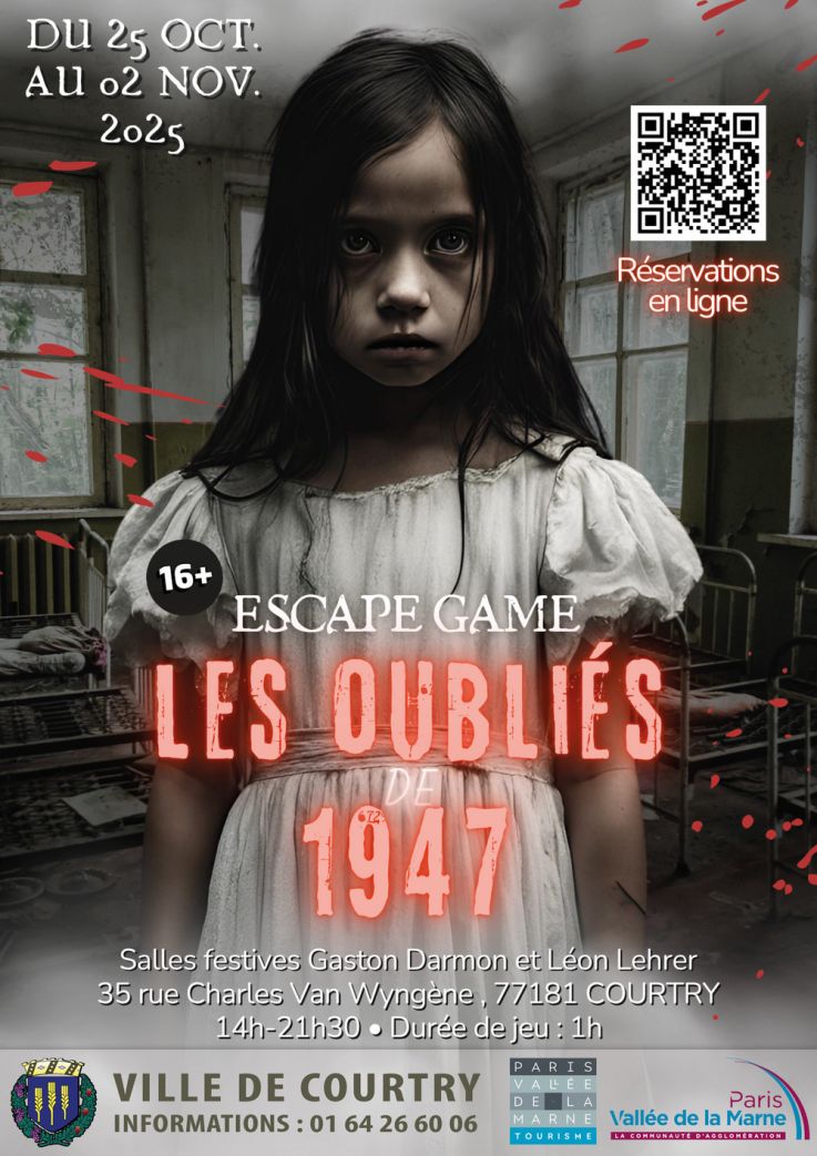 Halloween 2025 : Les Oubliés de 1947, l'escape game horrifique à Courtry, en Seine-et-Marne
