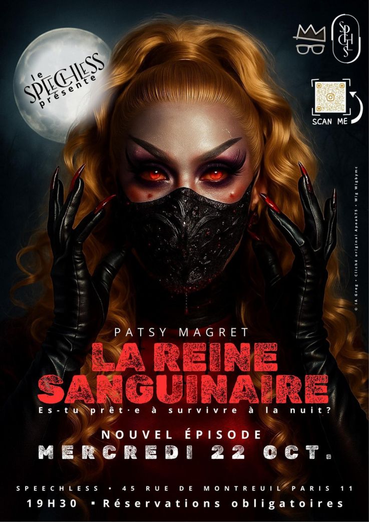 Halloween 2025 : La Reine Sanguinaire, le jeu de rôle drag extravagant au Speechless