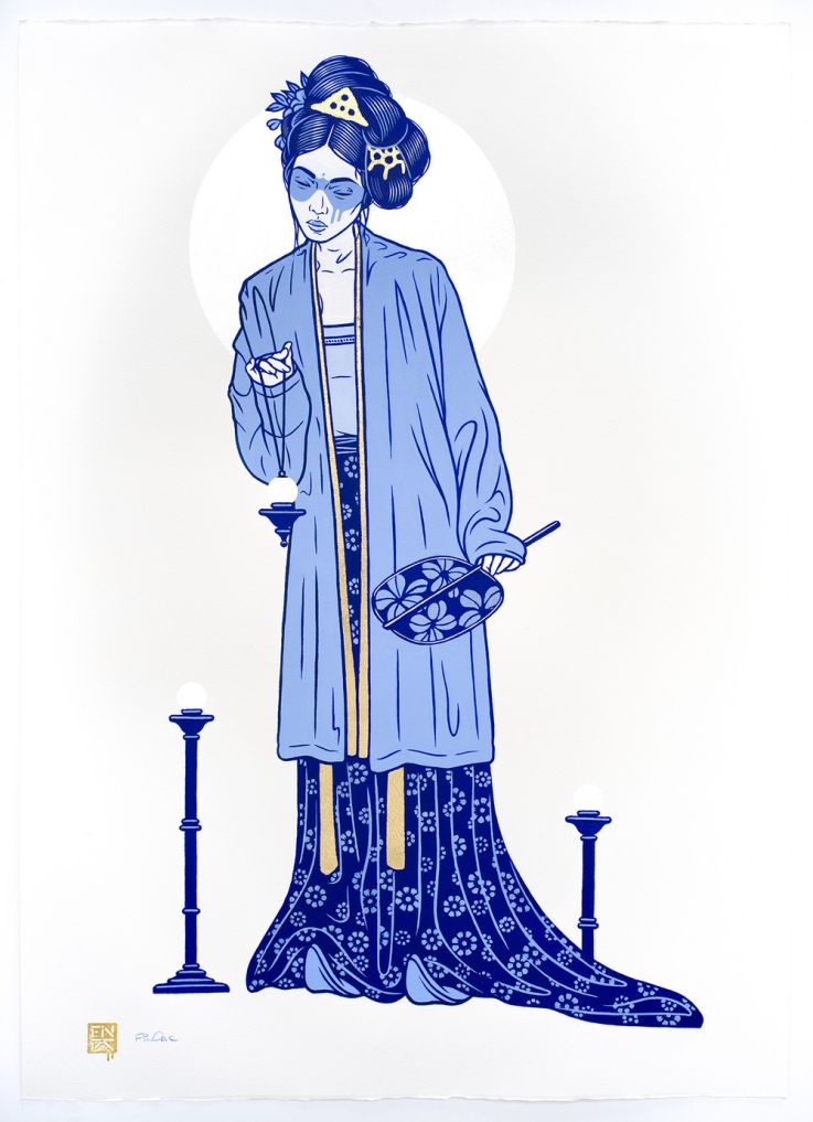 Fin DAC à la galerie Goldshteyn-Saatort : carte blanche entre street art et Japonisme - finissage