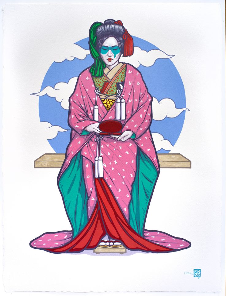 Fin DAC à la galerie Goldshteyn-Saatort : carte blanche entre street art et Japonisme - finissage