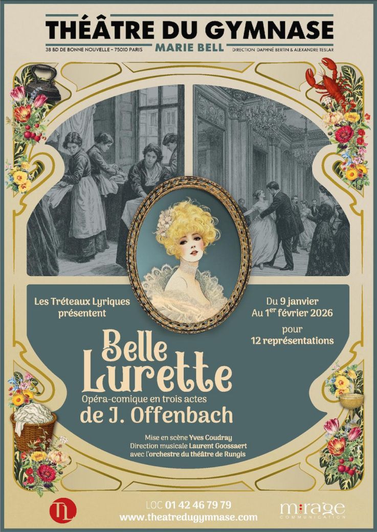 Belle Lurette : l’opéra-comique d’Offenbach renaît au théâtre du Gymnase Marie Bell