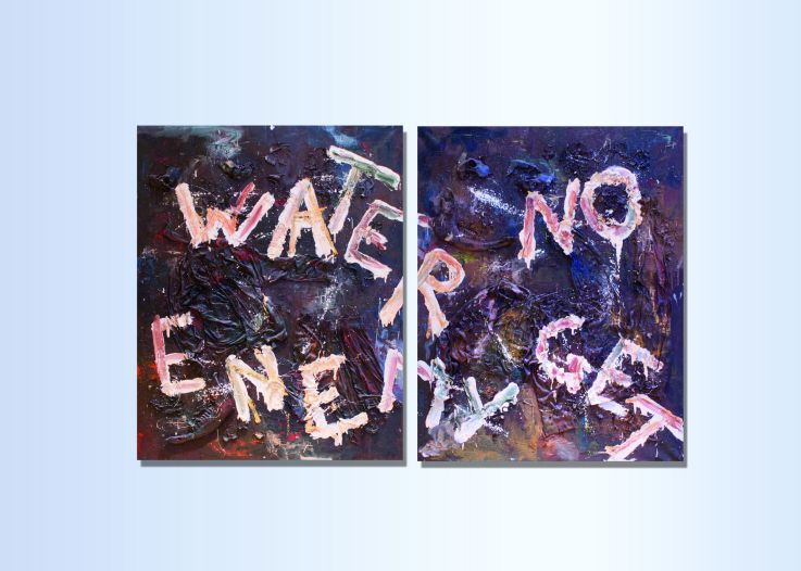 Les têtes et les mots : David Cohen expose à Paris à la galerie Rachel Hardouin