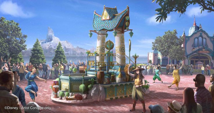 À Disneyland Paris, les Princesses Disney ont droit à leur cavalcade à Disney Adventure World