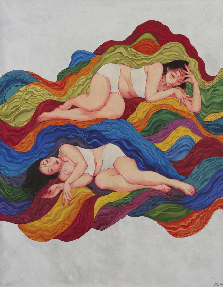 Zipcy expose à Paris : "La Forteresse Douce" à la galerie Goldshteyn-Saatort