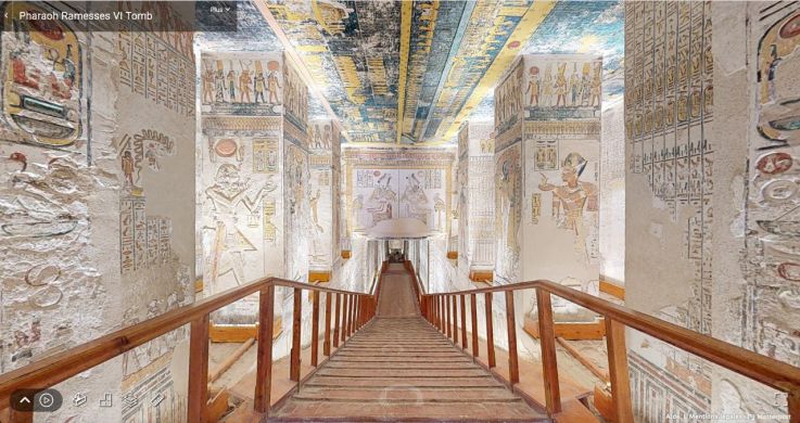 Coronavirus : le tombeau de Ramsès VI en visite virtuelle depuis son canapé