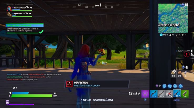 Fortnite : comment débloquer Mystique ? Le guide des défis