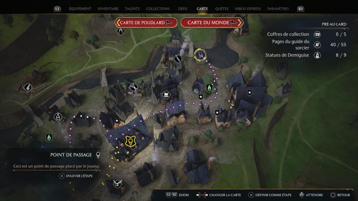 Hogwarts Legacy : nos astuces pour trouver les statues de Demiguise pour les 3 niveaux d'Alohomora