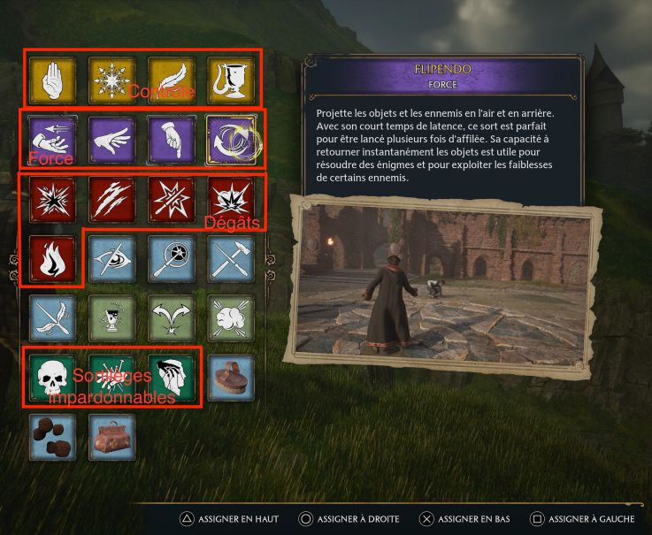 Hogwarts Legacy : nos astuces pour établir la meilleure configuration pour les slots de sorts