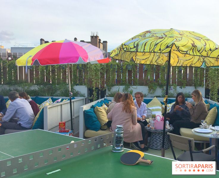 La terrasse du Mama Shelter
